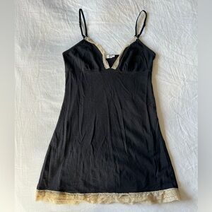 ❌Oysho Dark Grey Lace Slip Cami